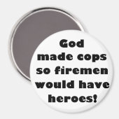 God maakte agenten... magneet (Voorkant / Achterkant)