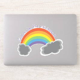 God maakte de regenboog sticker