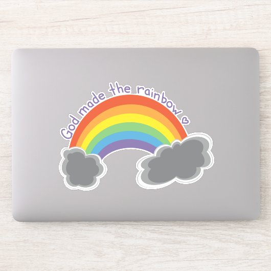 God maakte de regenboog sticker (Computer)
