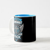 God Maakte De Sterkste En Noemde Ze Stack Tweekleurige Koffiemok (Voorkant links)