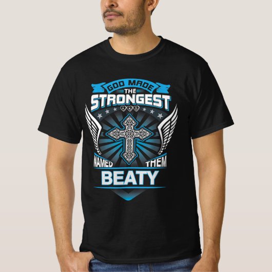 God maakte de sterksten en noemde hen Beaty T-shirt (Voorkant)