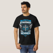 God maakte de sterksten en noemde hen Benner T-shirt (Voorkant volledig)