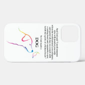 God maakte een Hoesje van Dog Smartphone (Achterkant (horizontaal))