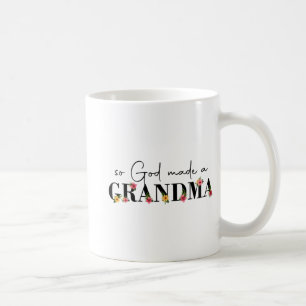 God maakte een oma bloem oma gelukkig moeders dag koffiemok