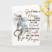 God maakte een paard van de adem van de wind de B Kaart (Gele Bloem)