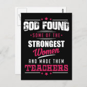 God maakte leraren Hilarious Professay Design Briefkaart (Voorkant / Achterkant)