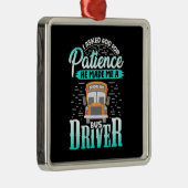 God maakte me een buschauffeur metalen ornament (Rechts)