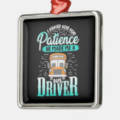 God maakte me een buschauffeur metalen ornament (Links)