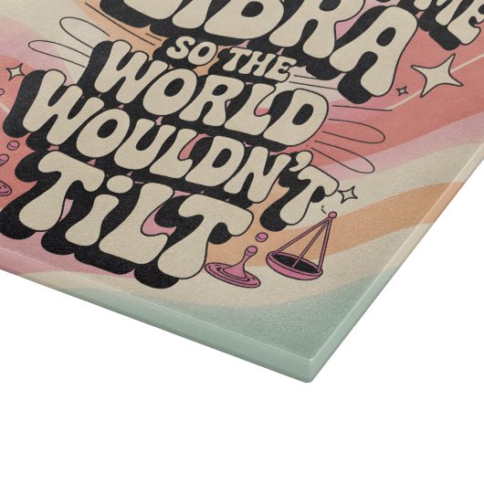 God maakte me Weegschaal snijplank (Hoek)