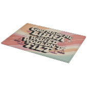 God maakte me Weegschaal snijplank (Hoek)