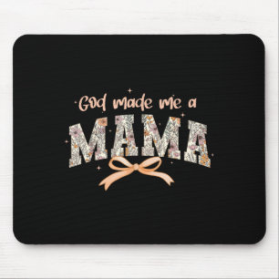 God maakte mij een mama christelijke moeders stijl muismat