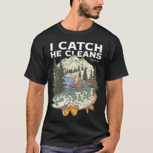 God maakte mij een visser van mensen, ik vang ze s t-shirt