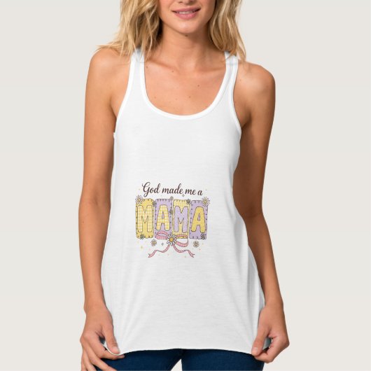 GOD maakte mij Mama T-Shirt (Voorkant)