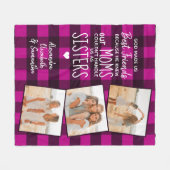 God maakte ons beste vriendinnen roze buffelfoto fleece deken (Voorkant (Horizontaal))