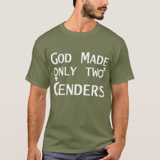 God maakte slechts twee geslachten T-shirt