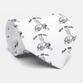 God maakte zware metalen stropdas (Opgerold)