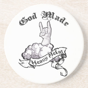 God maakte zware metalen zandsteen onderzetter