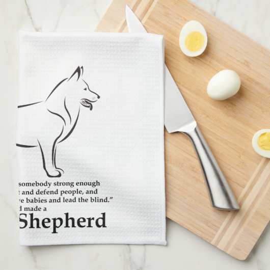 God Made a Shepherd Theedoek (Quarter Fold)