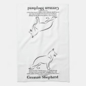 God Made a Shepherd Theedoek (Verticaal)