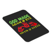 God Made Adam en Eve Not Adam en Steve Magneet (Rechterzijde)