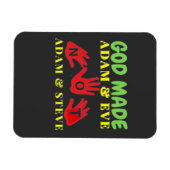 God Made Adam en Eve Not Adam en Steve Magneet (Horizontaal)