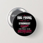 God Made Anesthesiologisten Hilarious Profession D Ronde Button 5,7 Cm (Voorkant /achterkant)