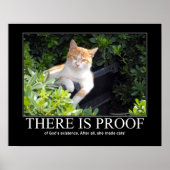 God Made Cats Artwork Poster (Voorkant)