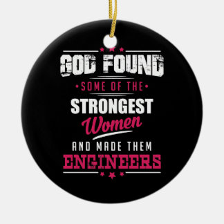God Made Engineers Hilarious Profession Design Keramisch Ornament