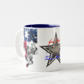 God-Made Jesus-Saved Texas-Raised Coffee Mok (Voorkant links)