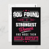God Made Medical Assistants Hilarious Profession Briefkaart (Voorkant / Achterkant)