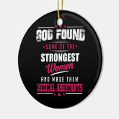 God Made Medical Assistants Hilarious Profession Keramisch Ornament (Links)