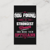 God Made Opticians Hilarious Profession Design Visitekaartje (Voorkant)