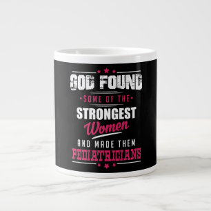 God Made Pediatriciens Hilarious Profession Design Grote Koffiekop