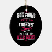 God Made Physician Assistants Hilarious Profession Keramisch Ornament (Rechts)