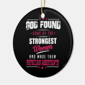 God Made Physician Assistants Hilarious Profession Keramisch Ornament (Links)