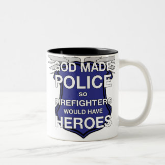 God Made Police Coffee Mok