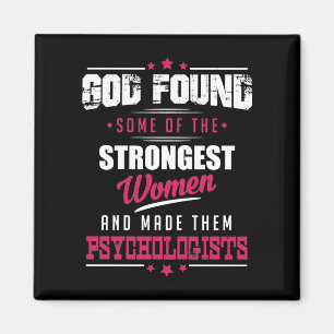 God Made Psychologen Hilarious Profession Design Magneet