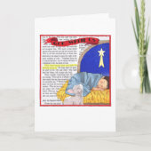 God met onze persoonlijke kerstkaart feestdagen kaart (Voorkant)