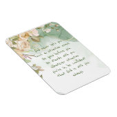 God met u steunt nooit alleen komfort bloemen magneet (Rechterzijde)