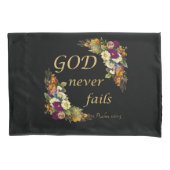 GOD mislukt nooit - Christelijke geloofsbijbel voo Kussensloop (Voorkant)
