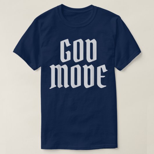 God Mode Game Lover T-shirt (Design voorkant)