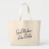 God moeder van de bruid grote tote bag (Voorkant)