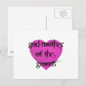 God Moeder van de Groom Briefkaart (Voorkant / Achterkant)