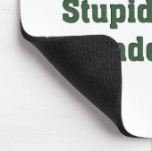 God moet van stommerik houden muismat (Hoek)