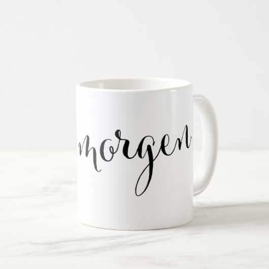 god morgen goedemorgen deense Mok (Voorkant rechts)