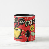 God morning koffie Echt klassieke stijl kunst Vade Mok (Midden)