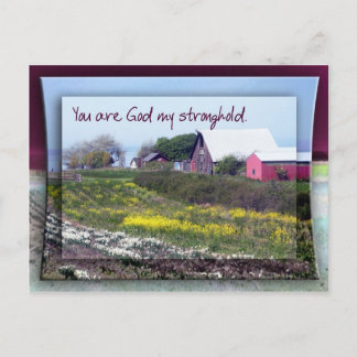 God my Stronghold Briefkaart