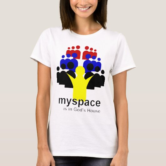 God MySpace T-shirt (Voorkant)