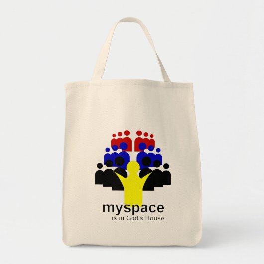 God MySpace Tote Bag (Voorkant)