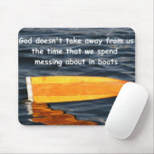 God neemt geen tijd van boetseerders, mousemat muismat (Met muis)